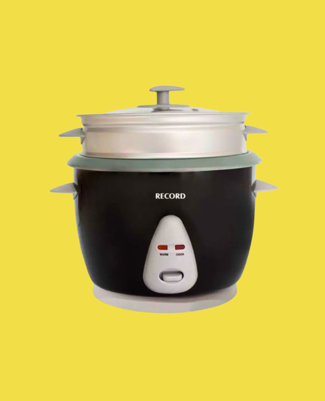 Olla Arrocera RECORD Multiuso Color Negro 1.8L